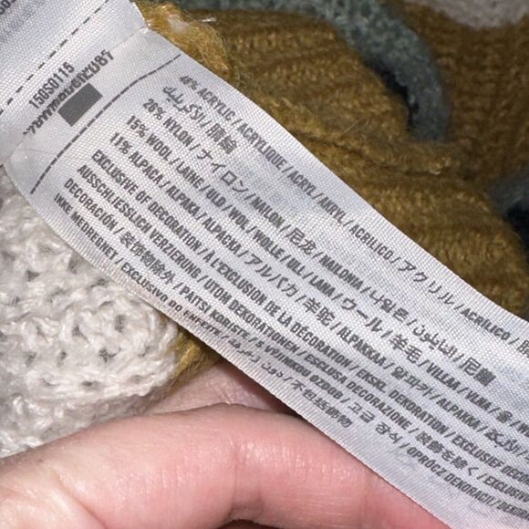 Abercrombie & Fitch Women’s Striped Wool Blend Sweater Size Small - Picture 5 of 5